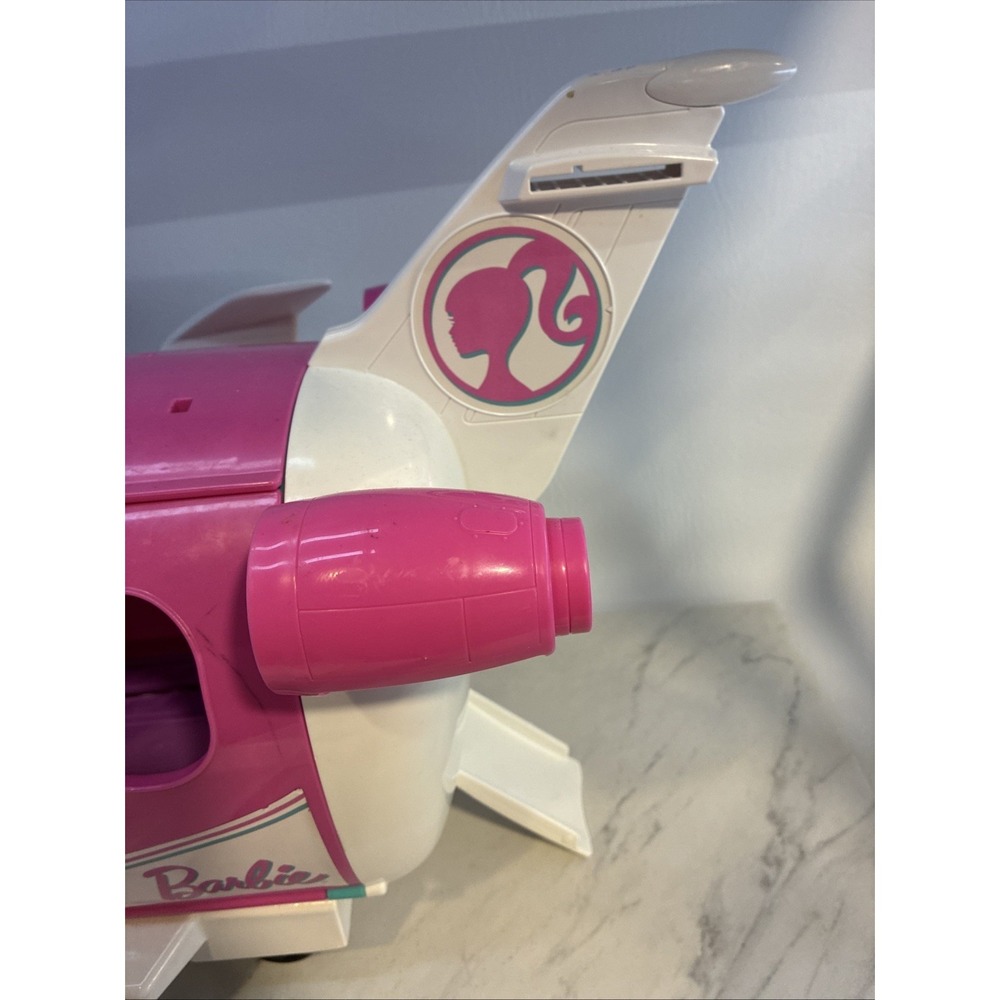 Barbie Pink Jet Airplane Playset – Opens into Cabin w/Seats & Cockpit - Picture 3 of 12